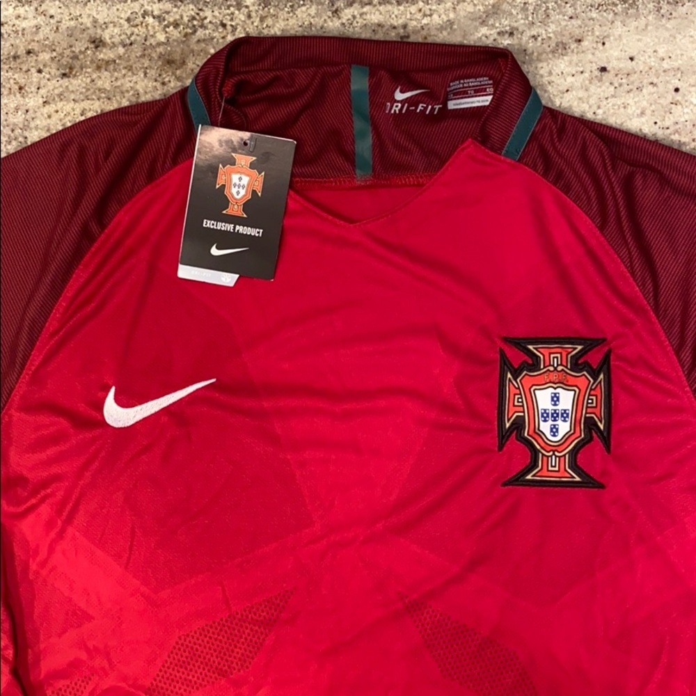 Nike Dri fit Portugal Soccer Jersey Authentic